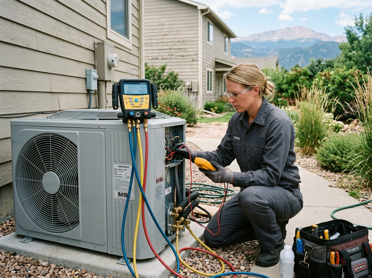 Ductless mini split repair and system troubleshooting in Colorado Springs, CO