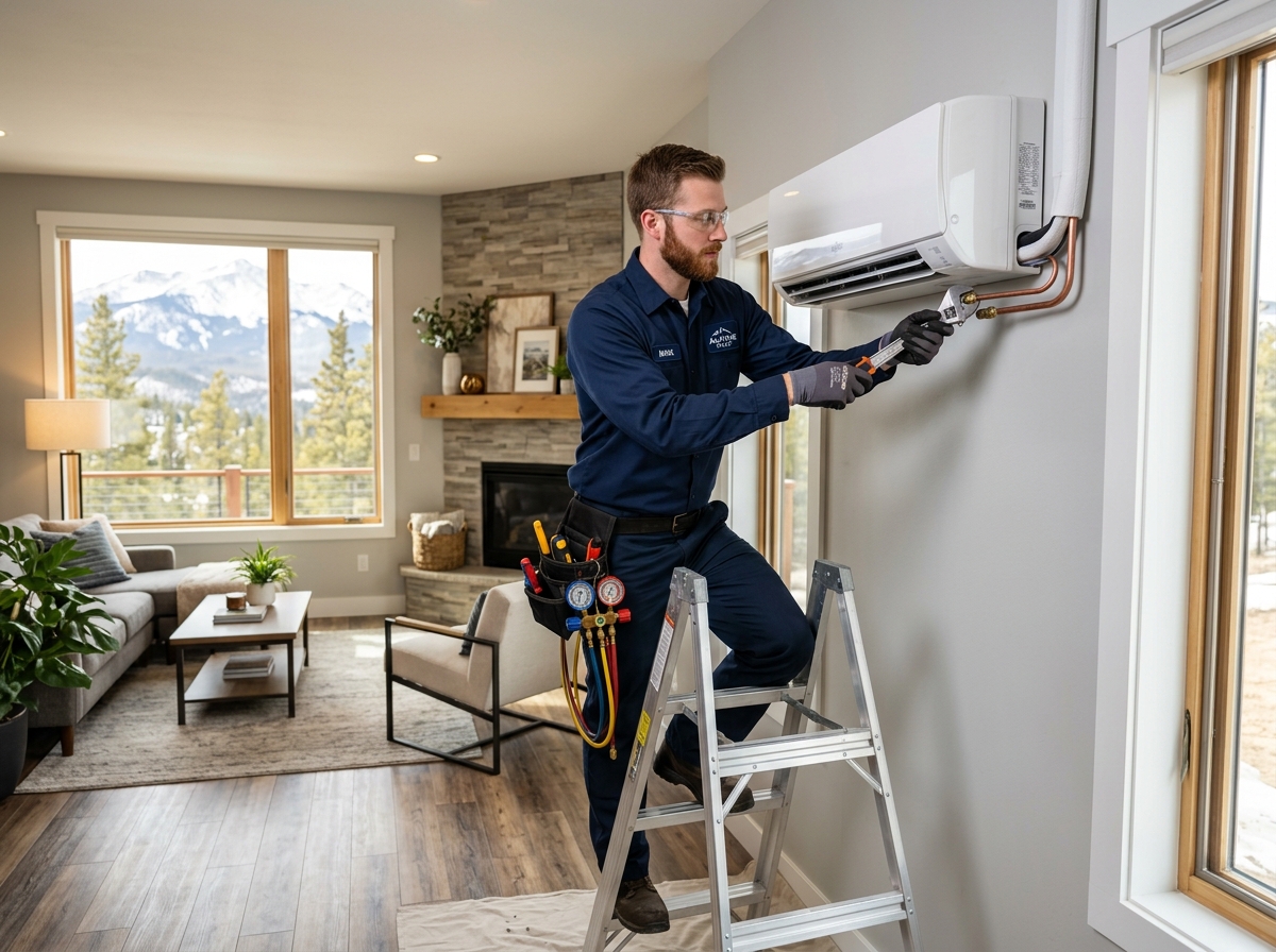 LG mini split installation in Colorado Springs